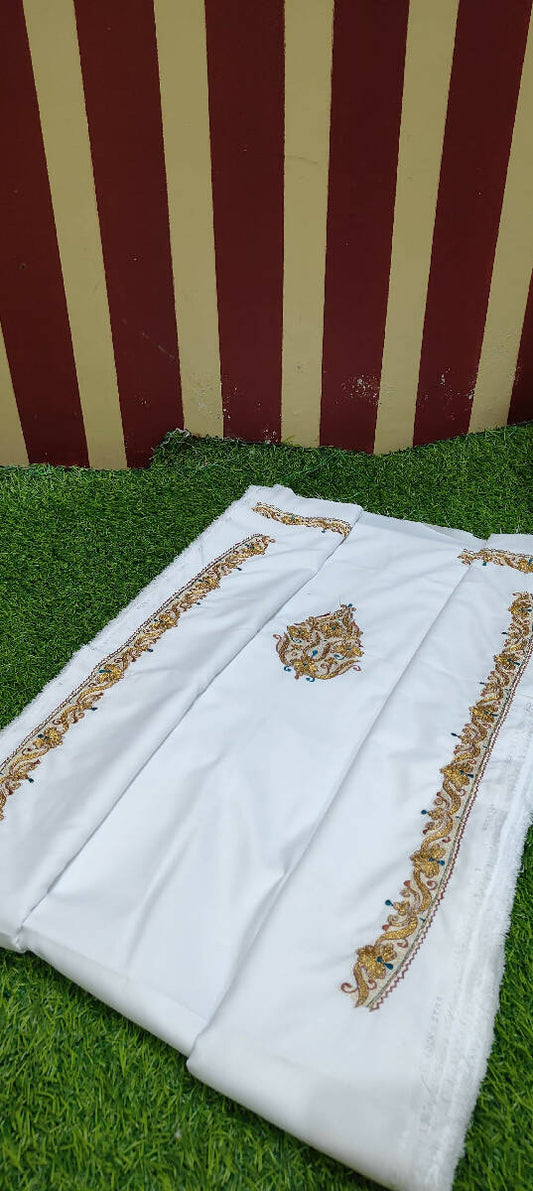 Embroidery Work Mens Kurta Saya Material
