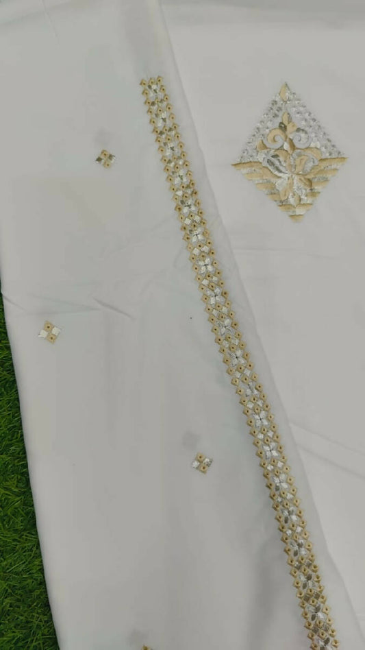 Aali Qadr Pattern Kurta Saya Izar