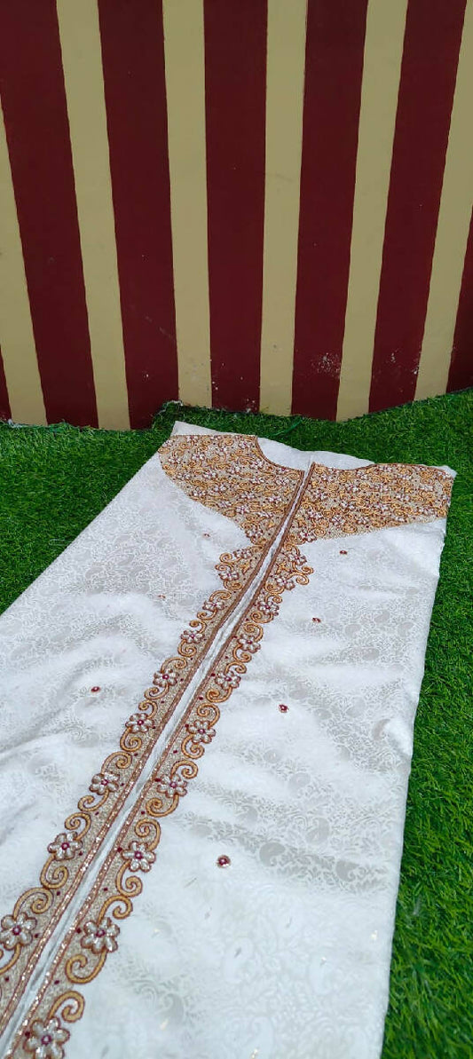 Designer Dulha Kurta Izar Saya Style 03