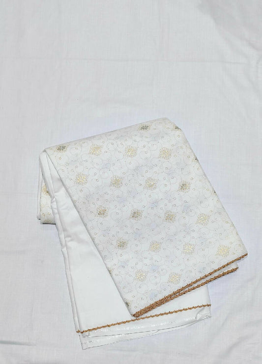 Printed Botti Material Kurta Saya