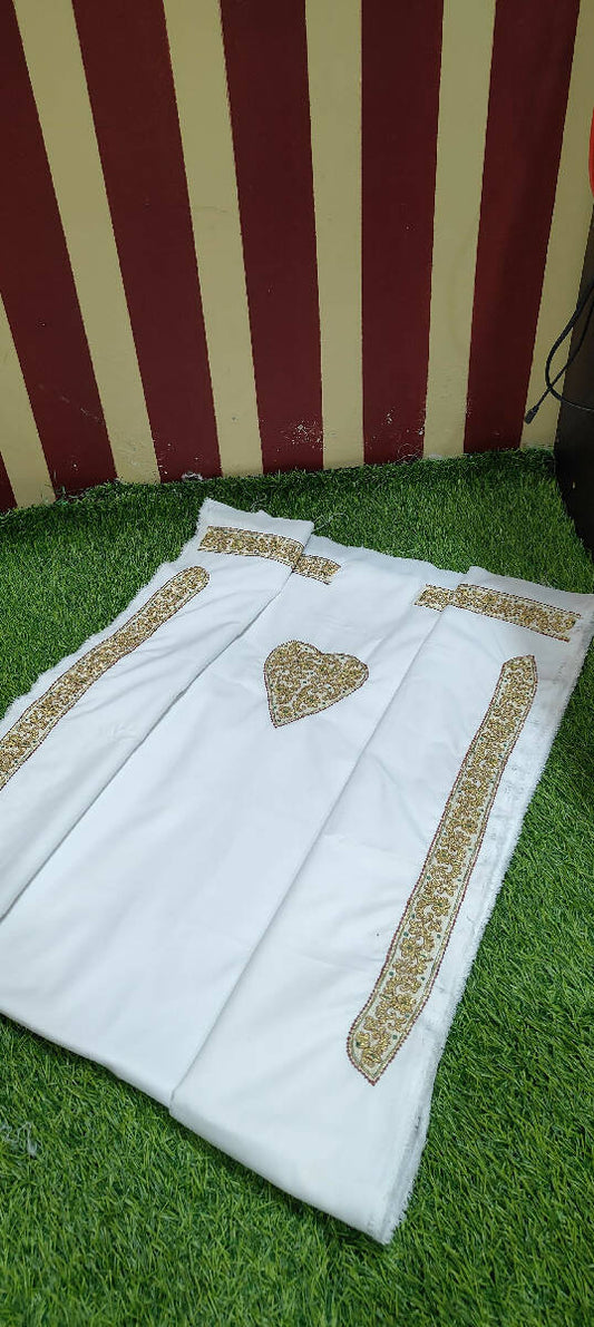 Embroidery Work Mens Kurta Saya Material