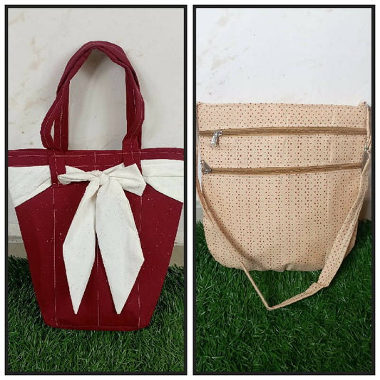 Tote Bag + Sling Bag Combo