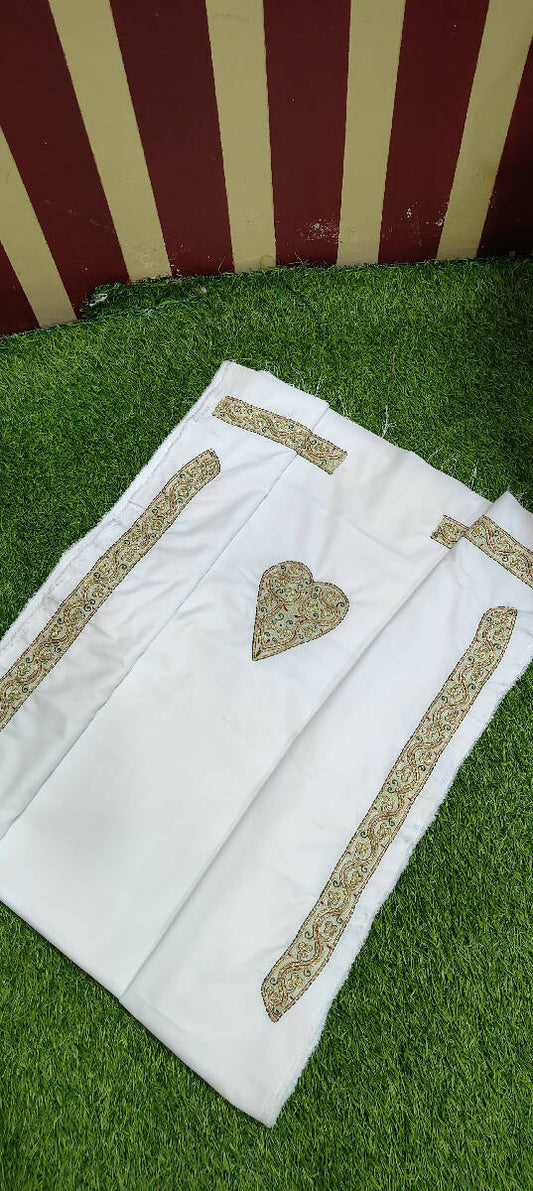 Embroidery Work Mens Kurta Saya Material