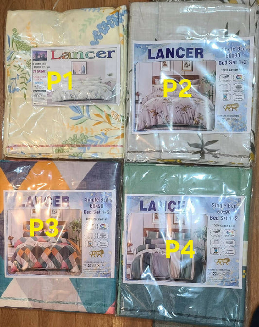 Single Bedsheet 3D Cotton