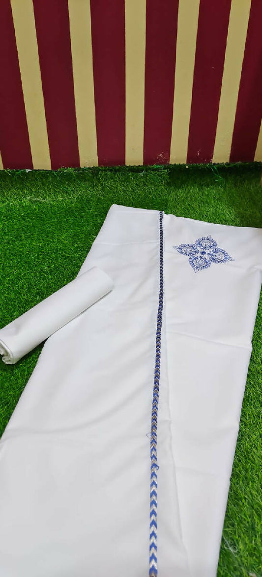Patti Work Kurta Saya Material