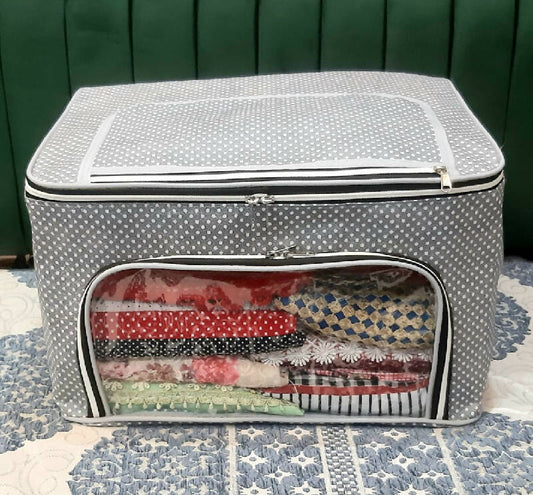 Jumbo Size Cloth Organizer Grey