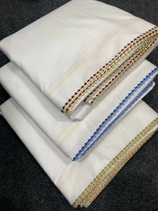 Ohbat Plain Kurta Saya set with Makkhi