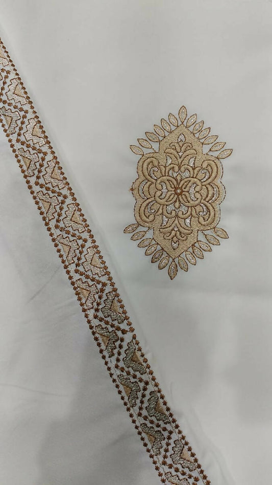 Aali Qadr Pattern Kurta Saya Set P17