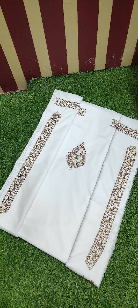 Zero2Tone Embroidery Work Kurta Saya Set